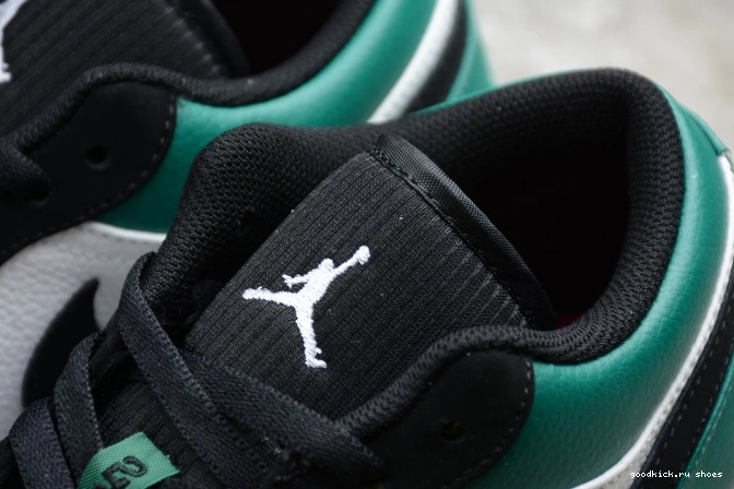 Rep Green 1 Jordan Low 553558-113 White Black Air Mystic 0726